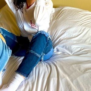 Urban outfitters patchwork denim